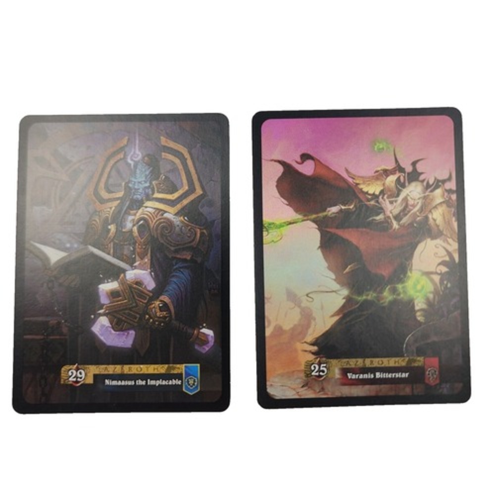 Wow World Of Warcraft Nimaasus Implacable Varanis Bitterstar Holo Foil BC Promo - Picture 4 of 6